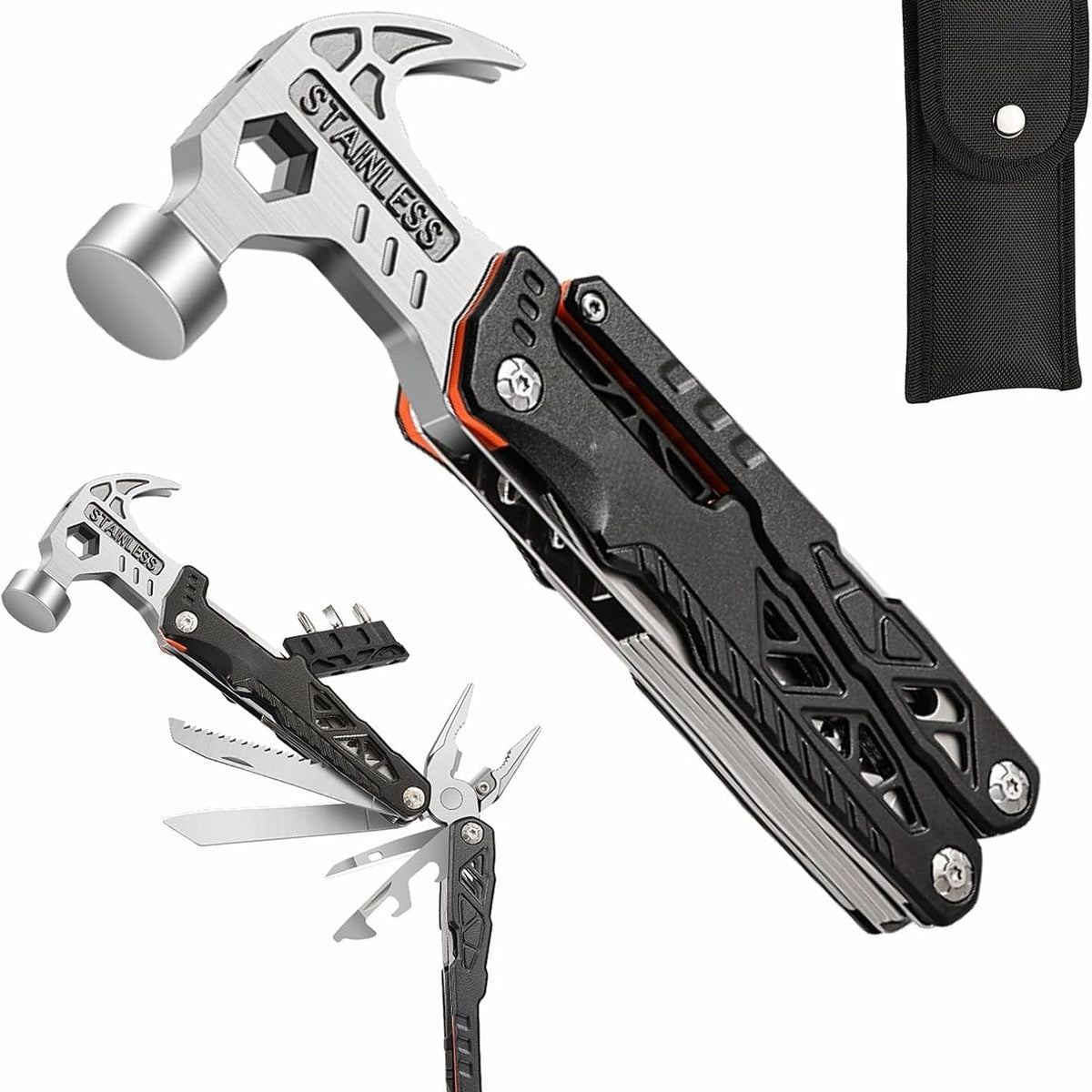 90Tools 18-in-1 Multifunctional Claw Hammer